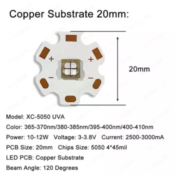 Светодиодная плата SWPUSHINEZD XC-5050-UVA для ловушки от комаров