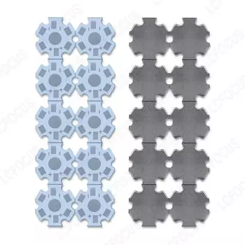 Светодиодная подложка LCFOCUS LC-1RGB4-W2020 двухцветная RGBW 20 мм