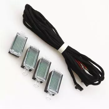 Светодиодная подсветка для салона автомобиля, лампа для ног, жгут проводов для vw GOLF 5 MK5 6 MK6 PASSAT B6 A3 A4 A5 SEAT Leon