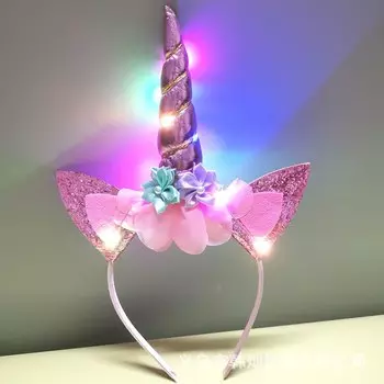 Светодиодная повязка MOONBIFFY с единорогом