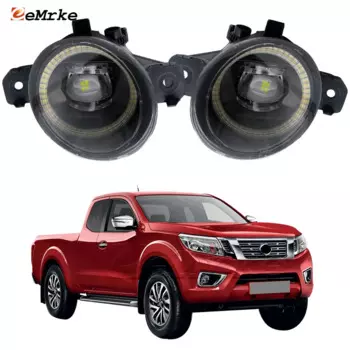 Светодиодная противотуманная фара в сборе, дневные ходовые огни Angel Eye для Nissan Frontier IV/4 D23/ NP300 Navara Frontier 2015 2016 2017 2018 2019
