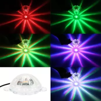 Светодиодная RGB-лампа для мотоцикла, 12 В