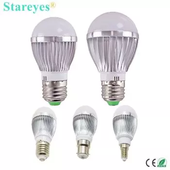 Светодиодная шариковая лампа Stareyes 3/4/5 Вт E14 E27 B22 GU10