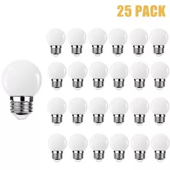 Светодиодная шаровая лампа IWP milky white PC G45 SMD E27 220V 1W 3W