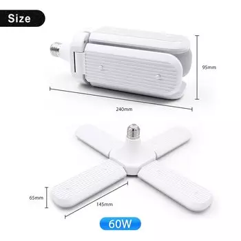 Светодиодная складная лампа YNL 30Вт/45Вт/60Вт холодного белого света