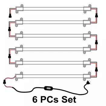 Светодиодная трубка Green Wisdom 8 Вт 50 см теплый/нейтральный/белый свет