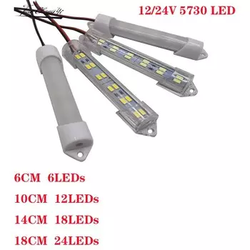 Светодиодная трубка TiaoChongYi 12/24В 6/10/14/18 см