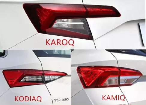 Светодиодная задняя фара Eosuns для Skoda Kodiaq Karoq Kamiq