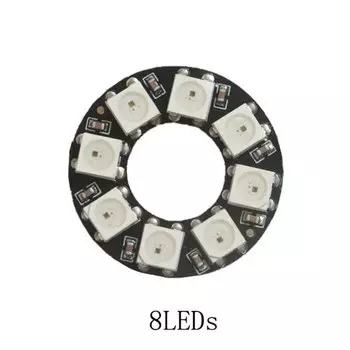 Светодиодное кольцо Xnbada WS2812B 8/16/24/35/45 LEDs RGB