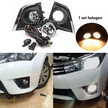 Светодиодные/американские противотуманные фары для Toyota Corolla 2014 2015 2016, противотуманные фары, противотуманные фары в сборе, DRL, автомобильные аксессуары
