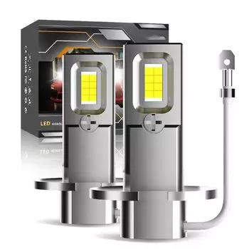 Светодиодные автомобильные фары H3 H1 H7 Мини-лампа 120 Вт 30000LM 6000K CSP Для автомобильных фар 12 В Белые Авто противотуманные фары H7 Led Turbo Автомобильные