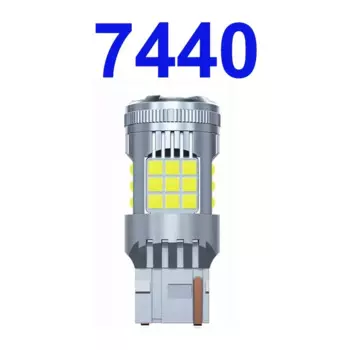 Светодиодные Автомобильные лампы T20, Canbus 7443, W21W, 21/5W, 7440, для автомобиля, мотоцикла, задняя парковочная лампа, 12 В, 24 В, лм, 25 Вт