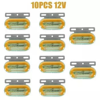 Светодиодные Боковые Габаритные Фонари Для Прицепов 12/24 В, Красные, Белые, Янтарные, Задние Стоп-сигналы
