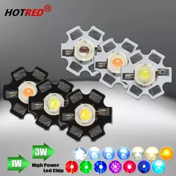Светодиодные чипы HotRed 1 Вт 3 Вт