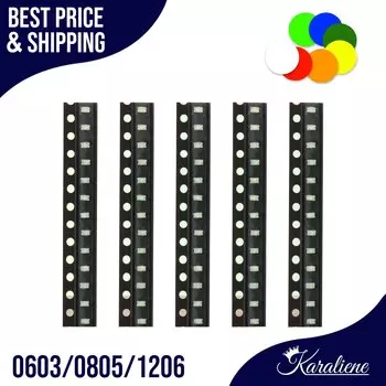 Светодиодные чипы VAOHM 0603/0805/1206 100 шт.