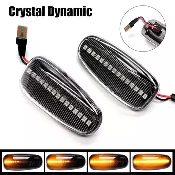 Светодиодные динамические боковые габаритные указатели поворота, индикаторные лампы для Mercedes Vito W638 W210 Vario W670 Vaneo W414 W124 W208 W901