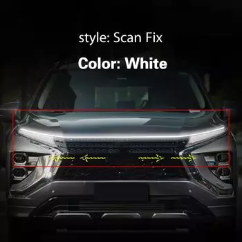 Светодиодные дневные ходовые огни, 1 шт., 12 В, водонепроницаемые противотуманные фары для Mitsubishi Eclipse Cross 2017-2022