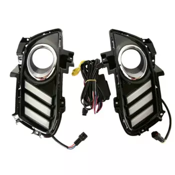 Светодиодные дневные ходовые огни DRL, противотуманные фары для Ford Fusion Mondeo 2014-2016