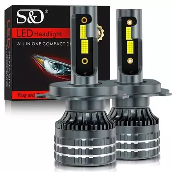 Светодиодные фары Canbus H1 H4 H8 H11 HB3 9005 HB4 9006 9012 HIR2 150W, 6000 лм, автомобильные лампы, автомобильные лампы 12 В K