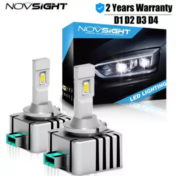 Светодиодные фары NOVSIGHT D1S D3S D2S D4S Супер яркие 70 Вт 20000LM Автомобильные фары 6500K Белый 12 В Plug and Play Автоматические фары