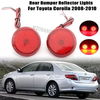 Светодиодные фонари для заднего бампера для Toyota Corolla 2008-2010, для Nissan Qashqai, для Pathfinder, задний стоп-сигнал, стоп-сигнал, 2 шт.