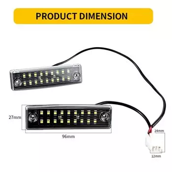 Светодиодные фонари номерного знака, автомобильные безошибочные задние номерные лампы, белые автоаксессуары для Toyota 4Runner 1996-2021 Sequoia 2001-2020
