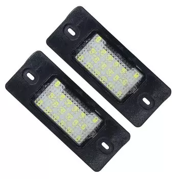 Светодиодные фонари номерного знака CANBUS для VW Volkswagen Touareg (с компактным запасным колесом) Tiguan VW Golf 5 5D Touring 12 В