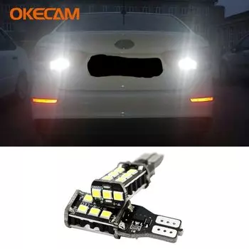 Светодиодные фонари заднего хода для Kia Rio 3, K3, K2, 5, Ceed, Sportage, Sorento, Cerato, Optima, Soul, Picanto, белый, T15, W16W, 2 шт.