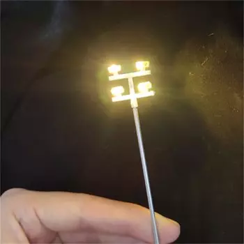 Светодиодные фонарные столбы MDWD 12В для миниатюрного сада Ho scale