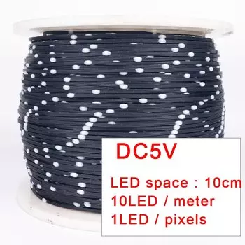 Светодиодные гирлянды HarrisonTek RGBIC черного цвета