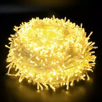 Светодиодные гирлянды OEING, 10 метров, теплый белый