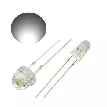 Светодиодные лампочки OUMURUI DC5V/12V белые, красные, зелёные, синие, жёлтые 10 шт.