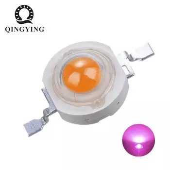 Светодиодные лампочки QINGYING 1Вт 3Вт теплый белый, холодный белый, красный, синий, желтый, зеленый