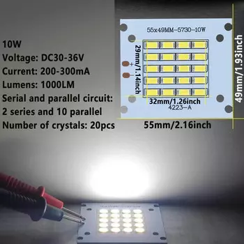 Светодиодные ламповые бусины XS&ZY холодного белого цвета 10-100 Вт