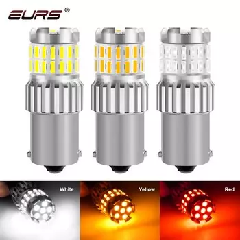 Светодиодные лампы Canbus 1156 P21W BA15S BAU15S BAY15D 1157 P21/5W, 1 шт., автомобисветильник фары T20 7440 7443, поворотный сигнал, стоп-сигнал, фонарь заднего хода