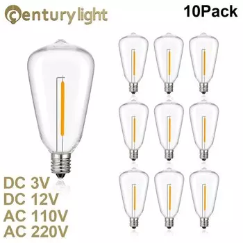 Светодиодные лампы GANRILAND ST38 1Вт теплый белый