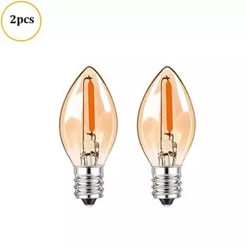 Светодиодные лампы-ночники Genixgreen C7 2200K янтарного стекла 25 шт