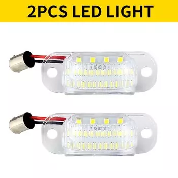 Светодиодные лампы номерного знака для Audi 80 B4 1992-1996 Cabrio 1992-2002 100/S4 C4 1991-1994 A6/S6 C4 1994-1997 2 шт. подсветка номерного знака