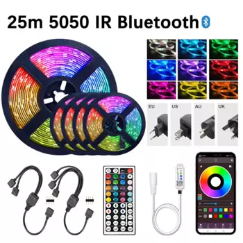 светодиодные ленты 12 В 5050 Свет Rgb Светодиодные фонари для комнаты ТВ вечерние свадебные украшения спальня кухня домашний декор кемпинг лампа Неон