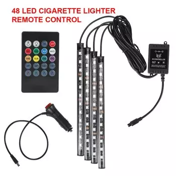 Светодиодные ленты для салона автомобиля, 12 В, 24/36/48 светодиодов