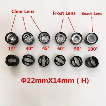 Светодиодные линзы QINGYING 1 Вт 3 Вт 5 Вт