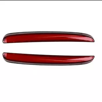 Светодиодные отражатели бампера iJDM для Honda Civic Hatchback, 4-дверного седана Type-R или SI, функция как задние, тормозные и задние противотуманные фары