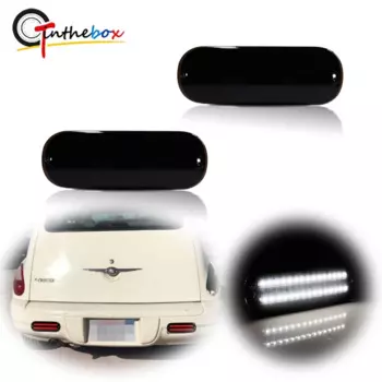 Светодиодные отражатели заднего бампера 3-в-1 для Chrysler PT Cruiser 2001-2005 годов, красные задние/тормозные и задние противотуманные фары, белые задние фонари