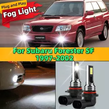 Светодиодные передние противотуманные фары, автомобильные лампы, аксессуары, лампа 6000K для Subaru Forester SF 1997 1998 1999 2000 2001 2002 Plug and Play