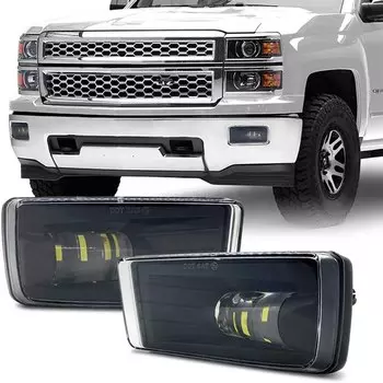 Светодиодные передние противотуманные фары, бампер, вспомогательные лампы для Chevy Silverado 1500 /2500HD/3500HD Tahoe 2007 2008 2009, противотуманные фары, автомобильные фары.