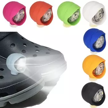 2 шт./компл. светодиодные светящиеся подвески для обуви DIY Радужный фонарик украшения для обуви аксессуары украшения сандалии украшают 3 режима освещения