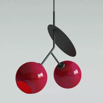 Светодиодные подвесные светильники Royal Cherry, милый красный подвесной светильник для детской комнаты E27, стеклянный светильник для гостиной, ресторана, домашний декор