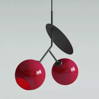 Светодиодные подвесные светильники Royal Cherry, милый красный подвесной светильник для детской комнаты E27, стеклянный светильник для гостиной, ресторана, домашний декор