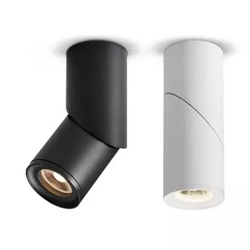 Светодиодные потолочные светильники Накладные вращающиеся потолочные точечные светильники AC110V 220V Светодиодные лампы Внутреннее освещение комнаты Спальня Гостиная