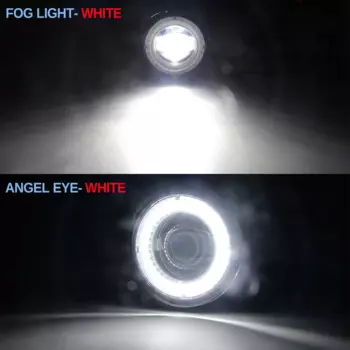 Светодиодные противотуманные фары Angel Eye в сборе для Nissan Qashqai 2007-2013, 30 Вт, Автомобильные противотуманные фары дневного света, дневные ходовые огни DRL лм, 12 В, 2 шт.